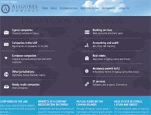 Tablet Screenshot of aligorex.com